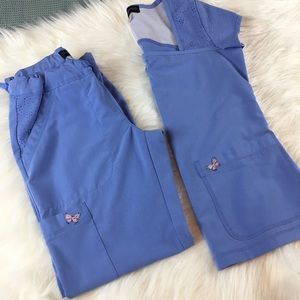 Mariposa scrubs set. Like new! XXS
